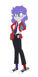 Size: 292x594 | Tagged: safe, artist:sugartm, oc, oc only, oc:lyra, equestria girls, clothes, converse, cosplay, costume, criminal minds, shoes, simple background, solo, spencer reid, transparent background