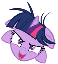 Size: 3000x3318 | Tagged: safe, artist:are-you-jealous, twilight sparkle, pony, unicorn, lesson zero, female, floppy ears, high res, mare, messy mane, simple background, solo, transparent background, twilight snapple, vector