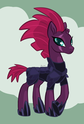 Size: 1600x2350 | Tagged: safe, artist:khloealyssa, tempest shadow, my little pony: the movie, eye scar, scar, solo