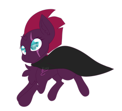 Size: 1024x926 | Tagged: safe, artist:sweetkittypet, fizzlepop berrytwist, tempest shadow, pony, my little pony: the movie, chibi, cloak, clothes, simple background, solo, transparent background