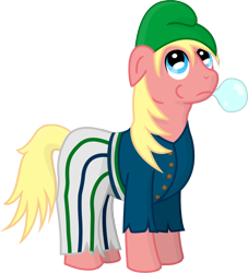 Size: 996x1096 | Tagged: safe, artist:malte279, oc, oc only, oc:bubble gums, earth pony, pony, bubblegum, food, free to use, gum, simple background, transparent background, vector