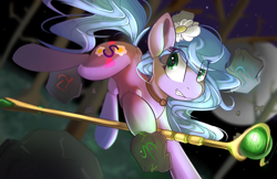 Size: 5100x3300 | Tagged: safe, artist:beardie, oc, oc only, oc:liatris blossomheart, earth pony, pony, commission, rune magic