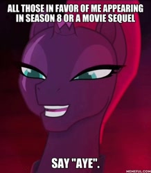 Size: 600x688 | Tagged: safe, edit, edited screencap, screencap, tempest shadow, my little pony: the movie, image macro, meme