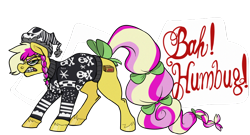 Size: 1024x552 | Tagged: safe, artist:simplysassfras, oc, oc only, oc:strawberry b!tchcake, bow, clothes, simple background, solo, sweater, tail bow, transparent background, unshorn fetlocks