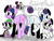 Size: 2048x1536 | Tagged: safe, artist:puddingpackrat, prince blueblood, rarity, spike, sweetie belle, tempest shadow, twilight sparkle, dragon, pony, unicorn, my little pony: the movie, female, jealous, lesbian, rarilight, shipping