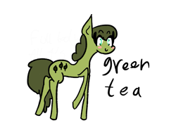 Size: 1115x782 | Tagged: artist needed, safe, oc, oc only, oc:green tea, pony, simple background, solo