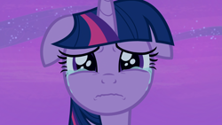 Size: 1920x1080 | Tagged: safe, screencap, twilight sparkle, twilight sparkle (alicorn), alicorn, pony, once upon a zeppelin, crying, cute, feels, female, floppy ears, mare, sad, sadorable, solo, wavy mouth, zeppelin