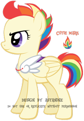 Size: 394x568 | Tagged: safe, artist:petraea, oc, oc only, oc:rainbowfire, pegasus, pony, female, mare, simple background, solo, transparent background, vector