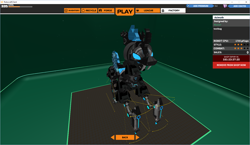 Size: 1602x927 | Tagged: safe, changeling, robot, 3d, machine, male, robocraft, robot changeling