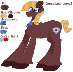 Size: 1200x1183 | Tagged: safe, artist:caramelsketch, oc, oc only, oc:chocolate jewel, earth pony, pony, digital art, female, mare, reference sheet, simple background, solo, transparent background, unshorn fetlocks