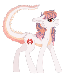 Size: 1059x1184 | Tagged: safe, artist:dusty-onyx, oc, oc only, oc:zevia, pony, dragon tail, female, mare, red eyes, simple background, smiling, solo, tail, transparent background