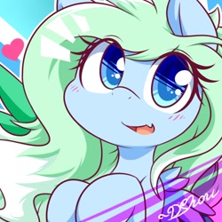 Size: 500x500 | Tagged: safe, artist:dshou, oc, oc only, oc:amaranthine sky, pegasus, pony, female, heart, mare, solo