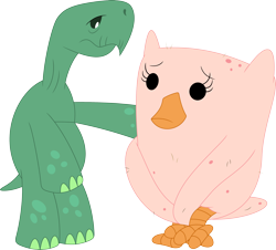 Size: 3582x3236 | Tagged: safe, artist:porygon2z, owlowiscious, tank, bipedal, covering, embarrassed, featherless, no shell, nudity, plucked, simple background, transparent background, vector
