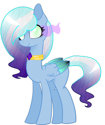 Size: 1665x1995 | Tagged: safe, artist:xsashax567, pegasus, pony, blind, ethereal mane, jewelry, magical lesbian spawn, necklace, offspring, parent:oc:nyx, parent:oc:snowdrop, parents:oc x oc, parents:snownyx, simple background, solo, sombra eyes, transparent background