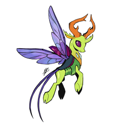 Size: 2000x2166 | Tagged: safe, artist:hexfloog, thorax, changedling, changeling, king thorax, simple background, solo, transparent background