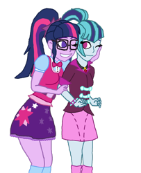 Size: 806x991 | Tagged: safe, artist:alicesbeatinghearts, artist:ktd1993, sci-twi, sonata dusk, twilight sparkle, equestria girls, crack shipping, female, lesbian, sci-twinata, shipping, twinata