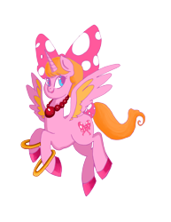 Size: 2550x3300 | Tagged: safe, artist:gamemaster14, alicorn, pony, colored wings, jewelry, koopalings, multicolored wings, necklace, ponified, solo, unshorn fetlocks, wendy o. koopa