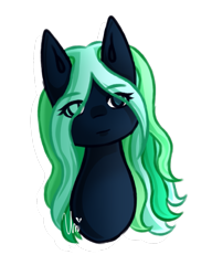 Size: 875x1137 | Tagged: safe, artist:ladyunilove, oc, oc only, oc:bitter berry, earth pony, pony, bust, female, looking at you, mare, no pupils, portrait, simple background, solo, transparent background