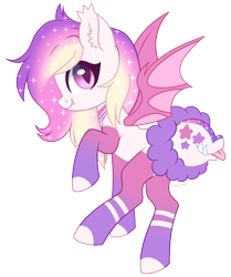 Size: 2264x2705 | Tagged: safe, artist:hawthornss, oc, oc only, oc:super nova, bat pony, original species, cotton mouth, cute, cute little fangs, ear fluff, fangs, monster mare, simple background, tailmouth, transparent background