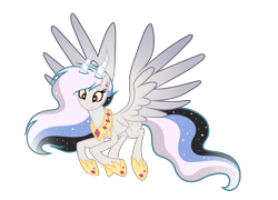 Size: 3687x2662 | Tagged: safe, artist:velveagicsentryyt, oc, oc only, oc:mysterilestia, hybrid, ethereal mane, female, high res, horseshoes, interspecies offspring, offspring, parent:discord, parent:princess celestia, parents:dislestia, simple background, solo, transparent background