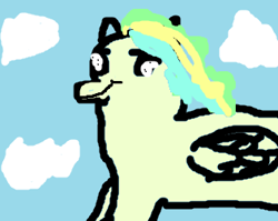 Size: 315x251 | Tagged: safe, artist:- vapor trail -, vapor trail, pegasus, pony, 1000 hours in ms paint, ms paint