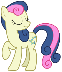 Size: 7000x8200 | Tagged: safe, artist:tardifice, bon bon, sweetie drops, earth pony, pony, triple threat, absurd resolution, female, mare, simple background, solo, transparent background, vector