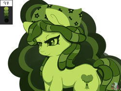 Size: 1024x768 | Tagged: safe, artist:diamondsparkle7, tree hugger, earth pony, pony, color palette challenge, female, limited palette, mare, simple background, solo, transparent background