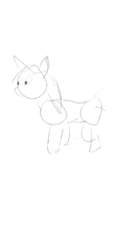 Size: 1080x2094 | Tagged: safe, artist:eevee, twilight sparkle, pony, monochrome, rough sketch, sketch, solo