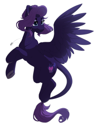 Size: 1100x1400 | Tagged: safe, artist:silentwulv, oc, oc only, oc:ender heart, pegasus, pony, female, mare, simple background, solo, transparent background