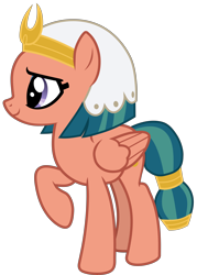Size: 6400x8960 | Tagged: safe, artist:frownfactory, somnambula, pegasus, pony, shadow play, .svg available, absurd resolution, female, headdress, mare, missing accessory, simple background, solo, svg, transparent background, vector, wings