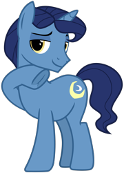 Size: 2300x3200 | Tagged: safe, artist:cheezedoodle96, night light, pony, unicorn, once upon a zeppelin, .svg available, dilf, frog (hoof), lidded eyes, looking at you, male, simple background, solo, stallion, svg, transparent background, underhoof, vector