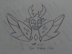 Size: 1920x1440 | Tagged: safe, artist:derpanater, thorax, changedling, changeling, triple threat, king thorax, smiling, solo, traditional art