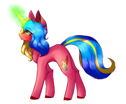 Size: 1540x1277 | Tagged: safe, artist:alithecat1989, oc, oc only, oc:ali, pony, unicorn, female, magic, mare, simple background, solo, transparent background