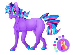 Size: 1100x825 | Tagged: safe, artist:bijutsuyoukai, oc, oc only, oc:starstruck, pony, unicorn, curved horn, glasses, male, offspring, parent:starstreak, parent:twilight sparkle, parents:twilightstreak, simple background, solo, stallion, transparent background