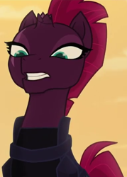 Size: 380x531 | Tagged: safe, screencap, tempest shadow, my little pony: the movie, broken horn, cropped, eye scar, horn, scar, solo