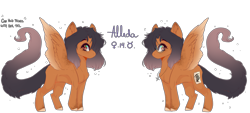 Size: 7645x3455 | Tagged: safe, artist:skimea, oc, oc only, oc:alleda, pegasus, pony, female, glasses, high res, mare, prehensile tail, simple background, solo, transparent background