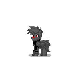 Size: 400x400 | Tagged: safe, pony, rabbit, 2spot, bloody bunny: first blood, dark rabbit, ponified, pony town, simple background, solo, transparent background