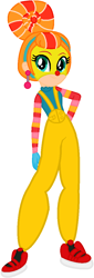 Size: 399x1176 | Tagged: safe, artist:ketrin29, artist:user15432, human, equestria girls, arms (video game), barely eqg related, base used, clown, crossover, equestria girls style, equestria girls-ified, lola pop, nintendo, nintendo switch