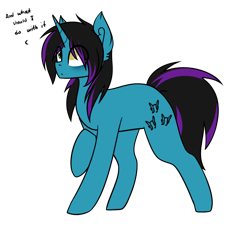 Size: 1024x924 | Tagged: safe, artist:despotshy, oc, oc only, oc:despy, pony, unicorn, female, heterochromia, mare, race swap, simple background, solo, transparent background