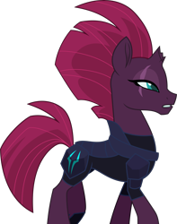 Size: 3947x5000 | Tagged: safe, artist:dashiesparkle, tempest shadow, pony, unicorn, my little pony: the movie, .svg available, absurd resolution, armor, broken horn, eye scar, female, mare, scar, show accurate, simple background, solo, transparent background, vector