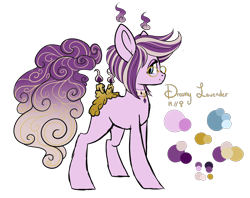 Size: 2760x2184 | Tagged: safe, artist:beashay, oc, oc only, oc:dreamy lavender, original species, pony, female, glasses, high res, mare, reference sheet, scented pony, simple background, solo, transparent background