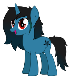 Size: 6812x7292 | Tagged: safe, artist:drarkusss0, oc, oc only, pony, unicorn, absurd resolution, simple background, smiling, solo, transparent background, vector