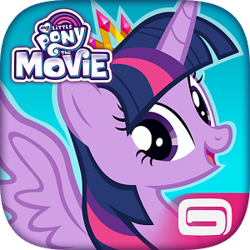 Size: 300x300 | Tagged: safe, twilight sparkle, twilight sparkle (alicorn), alicorn, pony, my little pony: the movie, app icon, gameloft, icon, solo