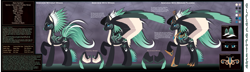 Size: 4500x1296 | Tagged: safe, artist:solar-paragon, oc, oc only, oc:alpine apotheon, pony, advent calendar, feathered mane, female, mare, reference sheet