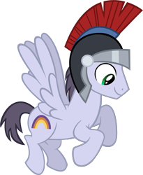 Size: 3500x4278 | Tagged: safe, artist:timeimpact, rainbow swoop, spectrum, pegasus, pony, hearth's warming eve (episode), background pony, flying, helmet, high res, male, pegasus tribe, simple background, solo, stallion, transparent background, vector