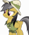 Size: 4435x5440 | Tagged: safe, artist:frownfactory, daring do, daring done?, .svg available, clothes, female, frown, hat, mare, olive green shirt, pith helmet, shirt, simple background, solo, svg, transparent background, vector