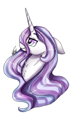 Size: 832x1398 | Tagged: safe, artist:inspiredpixels, oc, oc only, oc:nightingale, pony, unicorn, art trade, female, floppy ears, mare, simple background, smiling, solo, transparent background