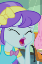 Size: 435x665 | Tagged: safe, screencap, aqua blossom, a little birdie told me, better together, equestria girls, cropped