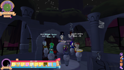 Size: 1366x768 | Tagged: safe, oc, oc only, oc:darkinglight, 3d, castle of the royal pony sisters, friendship, game, legends of equestria, mmorpg