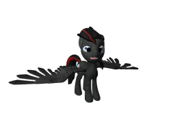 Size: 7000x5250 | Tagged: safe, artist:kingchddg90, oc, oc only, oc:dainty dish, pony, 3d, absurd resolution, possible rule 63, solo, sr-71 blackbird